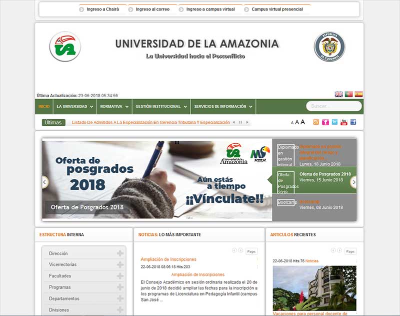 مجله بین المللی universidad de la amazonia